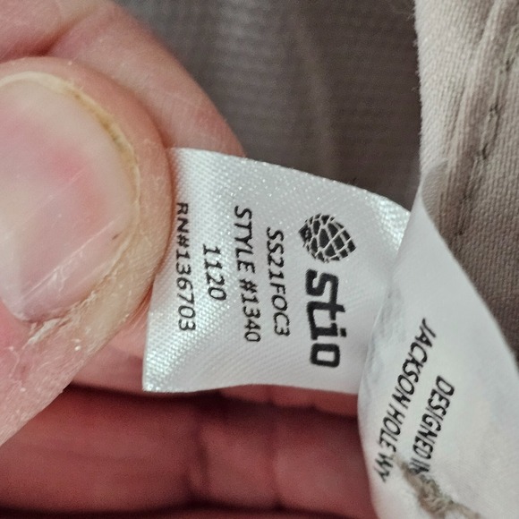 Stio Joggers Pants Womens 8 Beige Nylon Blend Slash Patch Pockets Performance - Picture 10 of 11